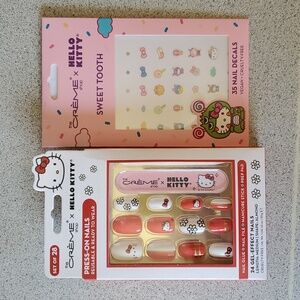 Hello kitty nail accessories